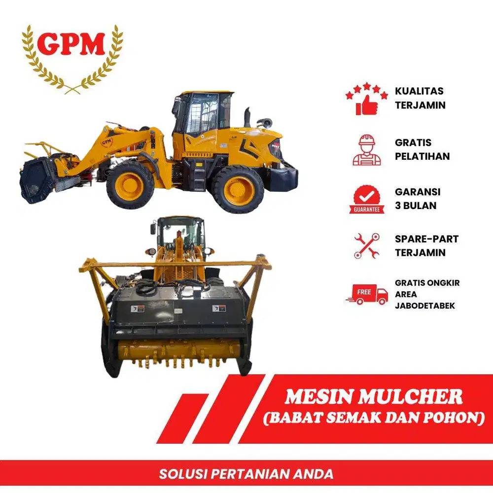 Mesin Mulcher Cacah Semak