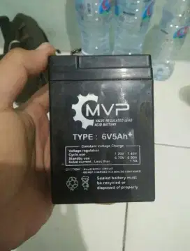 Batre MVP Type 6V5ah+ Fungsi Normal