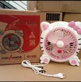 Kipas Angin Karakter Listrik Advance Portable Desk Fan 8 Inci