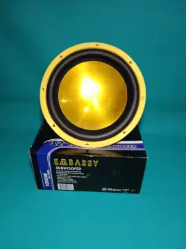 Subwoofer Embassy seri EY-128BL 12inch 1000Watt DoubleCoil Audio Mobil