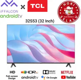 IFFALCON × TCL Smart Android Digital HD TV 32 Inch 32S53 2K LED Google