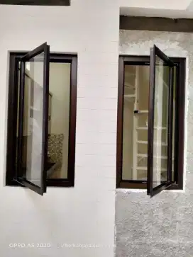 Jual kusen pintu jendela kaca aluminium + pasang?