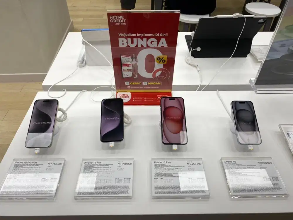 KREDIT IPHONE SERIES 15 SYARAT KTP CICILAN 0% BEBAS PTC MALL
