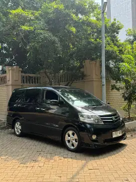 Toyota Alphard 2008 2.4 Alphard Black Hitam Alphard 2009 Kelapa Gading