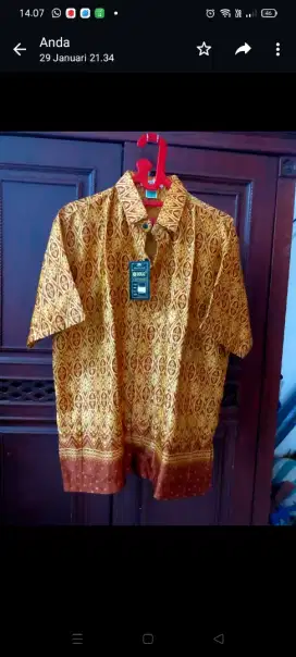 Baju kemeja batik