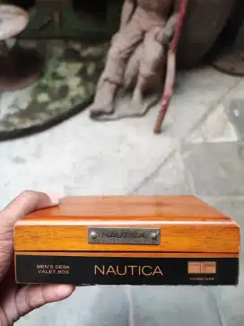 Kotak Kayu Wadah Perhiasan Original Nautica