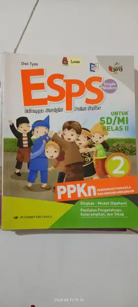 Buku paket Esps PPKN kelas 2 SD kurikulum merdeka