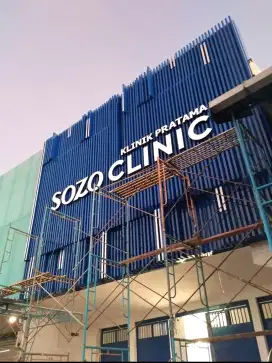 Custom Facade - Fasad ACP. Lettersign, Huruf Timbul. Outdoor Signage