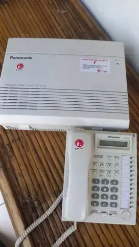PABX panasonic untuk 8 intercom telepon terima service