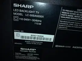 Digital Tv sharp 50 inch gratis bracket 3 juta