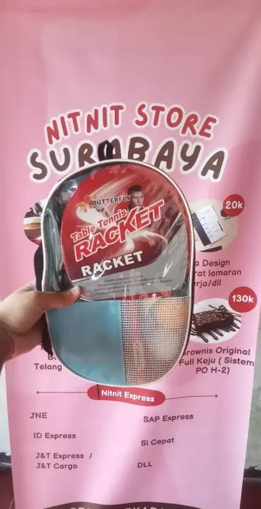 Bad tenis meja lengkap