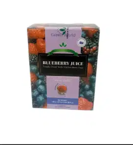 Blueberry Green World untuk lancarkan darah, kulit sehat, stamina oke