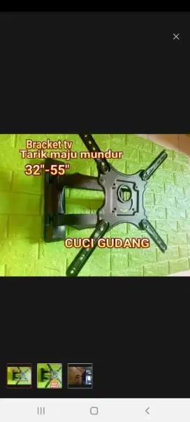 Pasang tv di tembok kokoh dan rapih