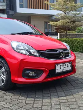 Honda Brio 2017 E CVT Merah Km 18000