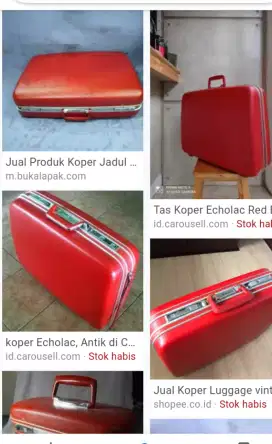 Dijual cepat dua buah koper roda wisata