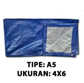 Terpal Plastik A5 Ukuran 4 x 6 meter