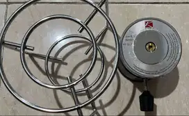 DIJUAL RENMEI Gas Burner Mini Ht 5012M Black + Penyangga Stainless