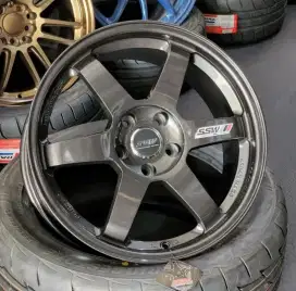 SSW S202 TE37 RING 18 + LM705 235/55 LIKE NEW