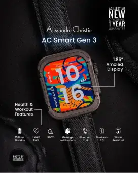 Smart Watch Alexandre Christie AC Smart Gen 3 New Garansi Resmi Ori