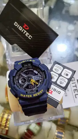 Ready Banjarmasin! Jam tangan Pria digitec Original dualtime