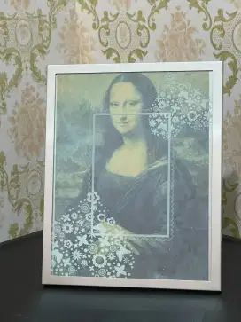 Monalisa Frame Photo size 25cm (kaca)