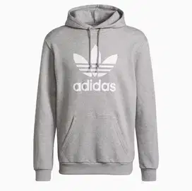 adidas ORIGINALS Adicolor Classics Trefoil Hoodie Men grey H06669