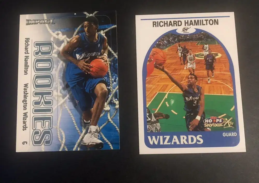Kartu Basket Richard Rip Hamilton RC cards