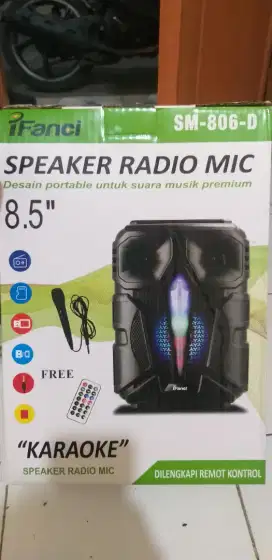 Speaker box merek ifanci Bluetooth,Radio,Aux Musik karoke harga murah