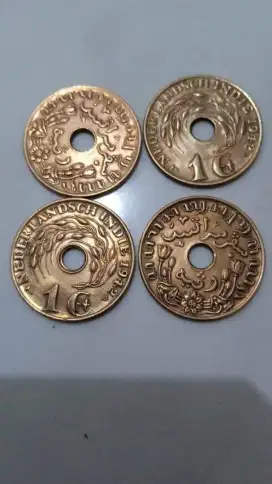 Koin 1G Nederlandsch Indie 1942