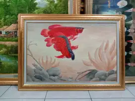 LUKISAN IKAN ARWANA