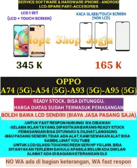 Touchscreen-Baterai/LCD OPPO A74 (5G)-A54 (5G)-A93 (5G)-A95 (5G)
