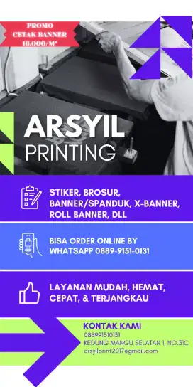 Jasa Design dan Cetak Banner