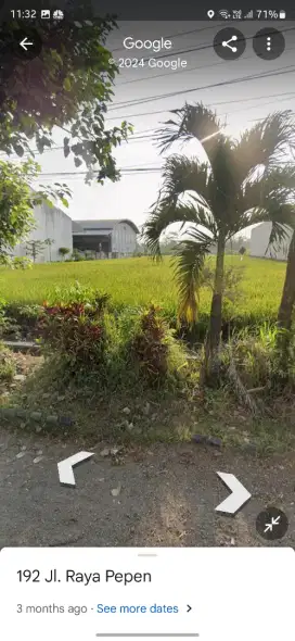 Tanah 1.2 Hektar Jalan utama Kepanjen Pakisaji