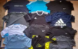 Kaos Adidas Nike Under Armour L