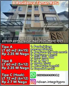 IP2907: *8 Residence Taman Ratu Jakarta Barat*