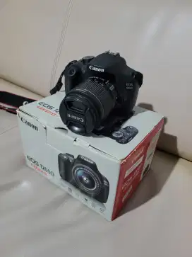 Kamera DSLR Canon 1200D fisik mulus (like new)