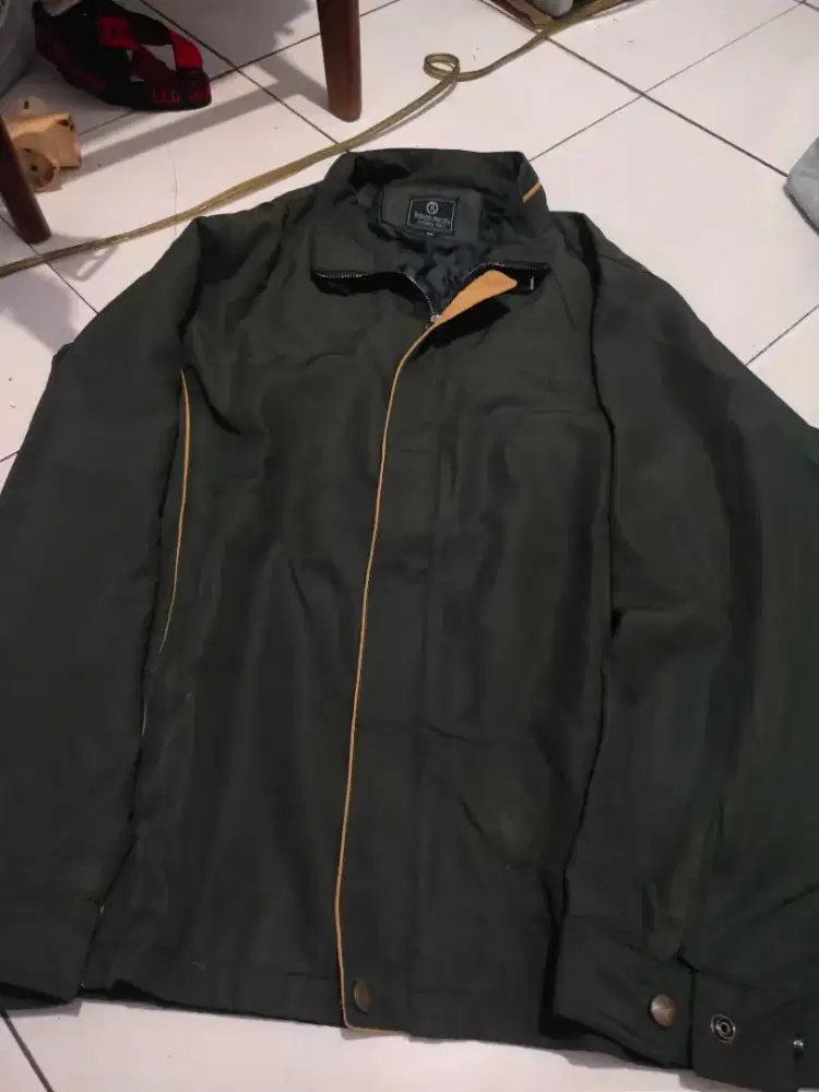 Jaket semi jas bahan kain