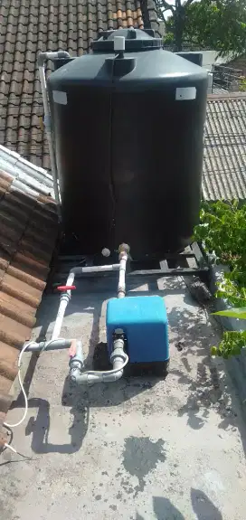 Tukang pompa air, tandon, kloset, water heater, kran, dll