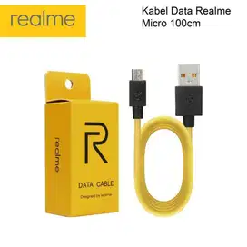 Kabel Data Realme Micro Usb, Kabel Casan HP Panjang 1 Meter