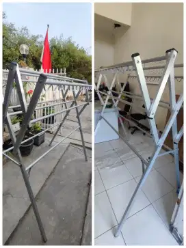 Jemuran baju jumbo,bisa dilipat cod