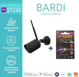 BARDI smart outdoor STC IP Camera CCTV + Micro SD 128GB V GEN class10