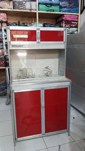jual cepat lemari dapur sisa stock murah meriah