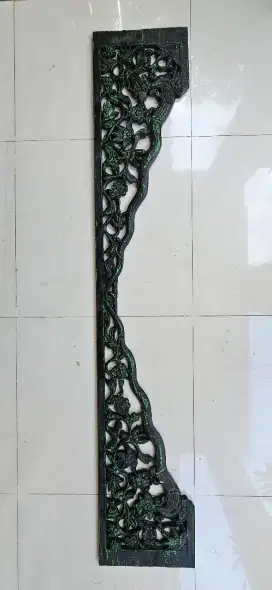 Ukiran kayu jati asli lawasan