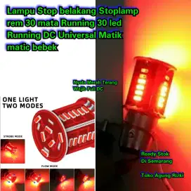 Lampu Stop belakang Stoplamp rem 30 mata Running 30 led Running DC