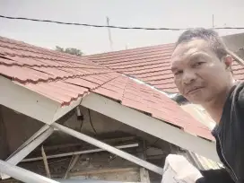 Atap baja ringan terpasang