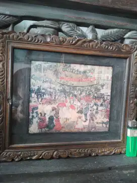 Lukisan karnaval eropa lawas.