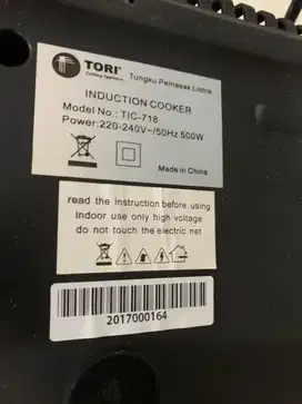 Kompor listrik merk TORI 500 watt