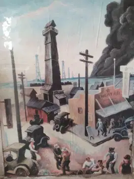 Lukisan orang2 eropa di kota lawas.