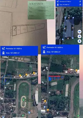 Tanah samping stadion bantul pinggir jalan