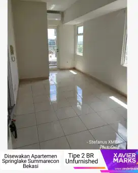 Disewakan Apartemen Springlake Summarecon Bekasi 2BR Unfurnished